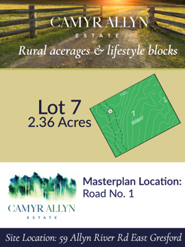Lot 7 - Camyr Allyn Estate